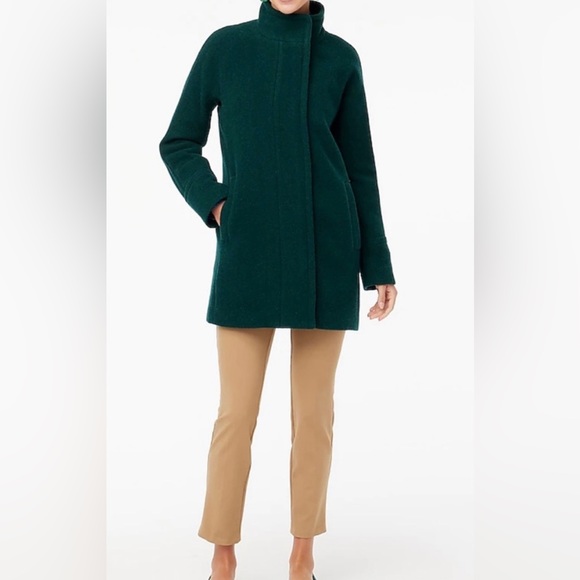 J. Crew Jackets & Blazers - NWT - J Crew  Wool City Coat in Dark Forest Green